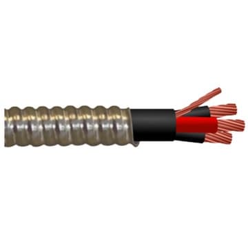 12/2 Type MC Cable with Ground, PVC Jacket, AIA
