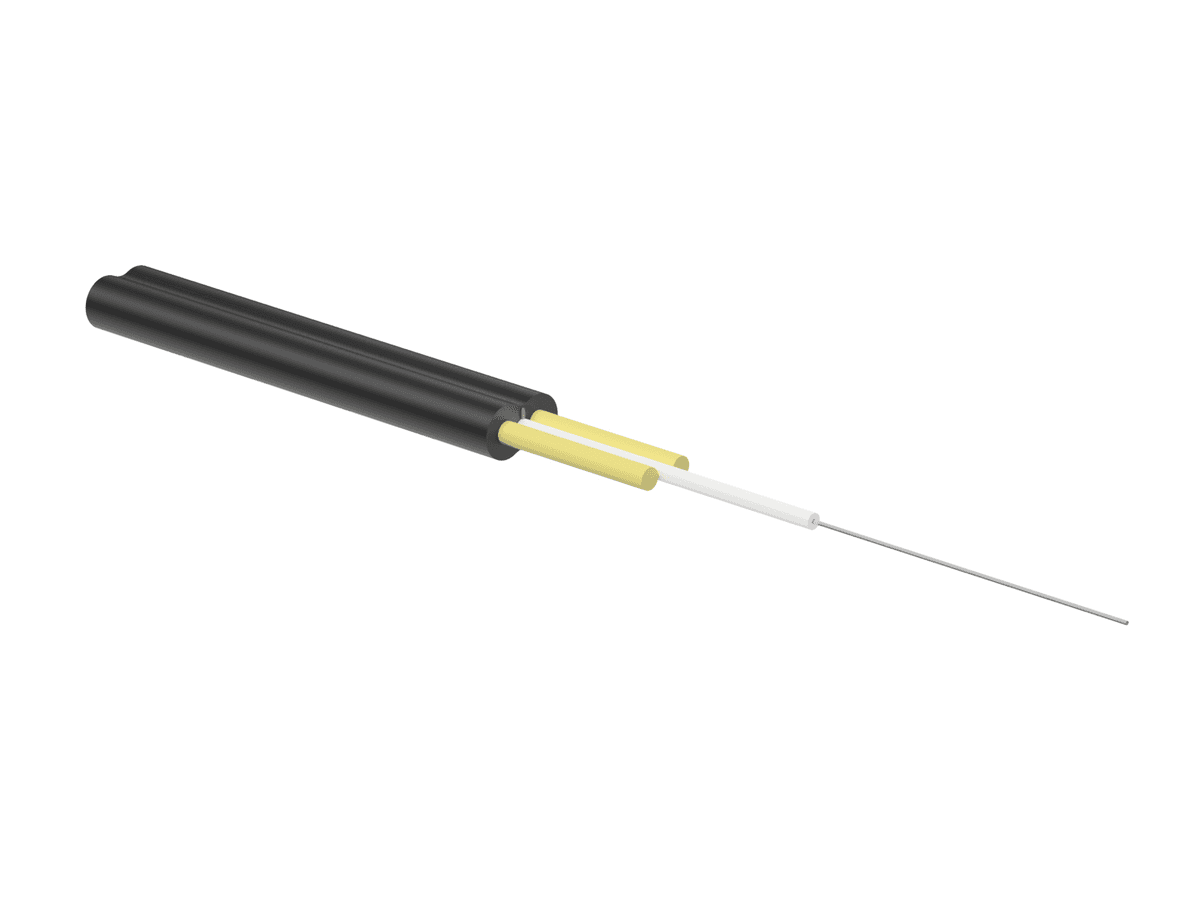 Corning 001ZB4-14701DF9, 1 F ROC™ Drop Dielectric Cable with FastAccess® Technology, Single-mode (OS2) SMF-28® Ultra fiber