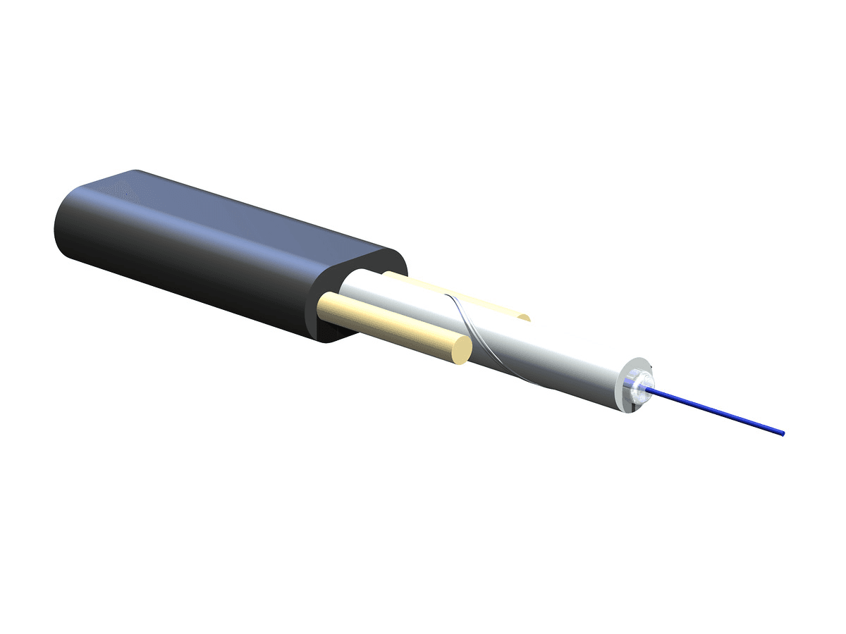 Corning 001EBZ-14101A20, 1 F Single-mode (OS2) SST-Drop™ FREEDM® LSZH Riser Cable