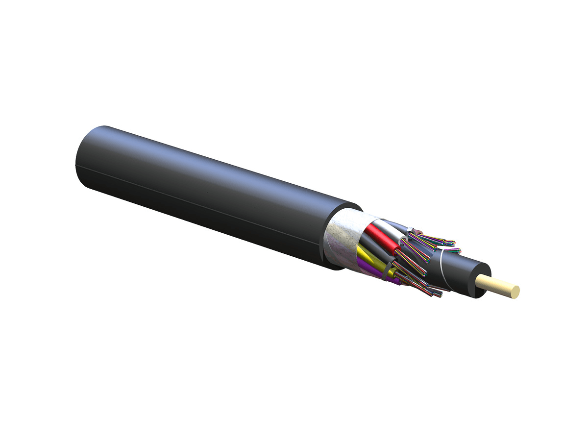 Corning 144TU4-T4790D20, 144 F ALTOS® Loose Tube, Gel-Free, All-Dielectric Cable with FastAccess® Technology - 50 µm Multimode (OM4)