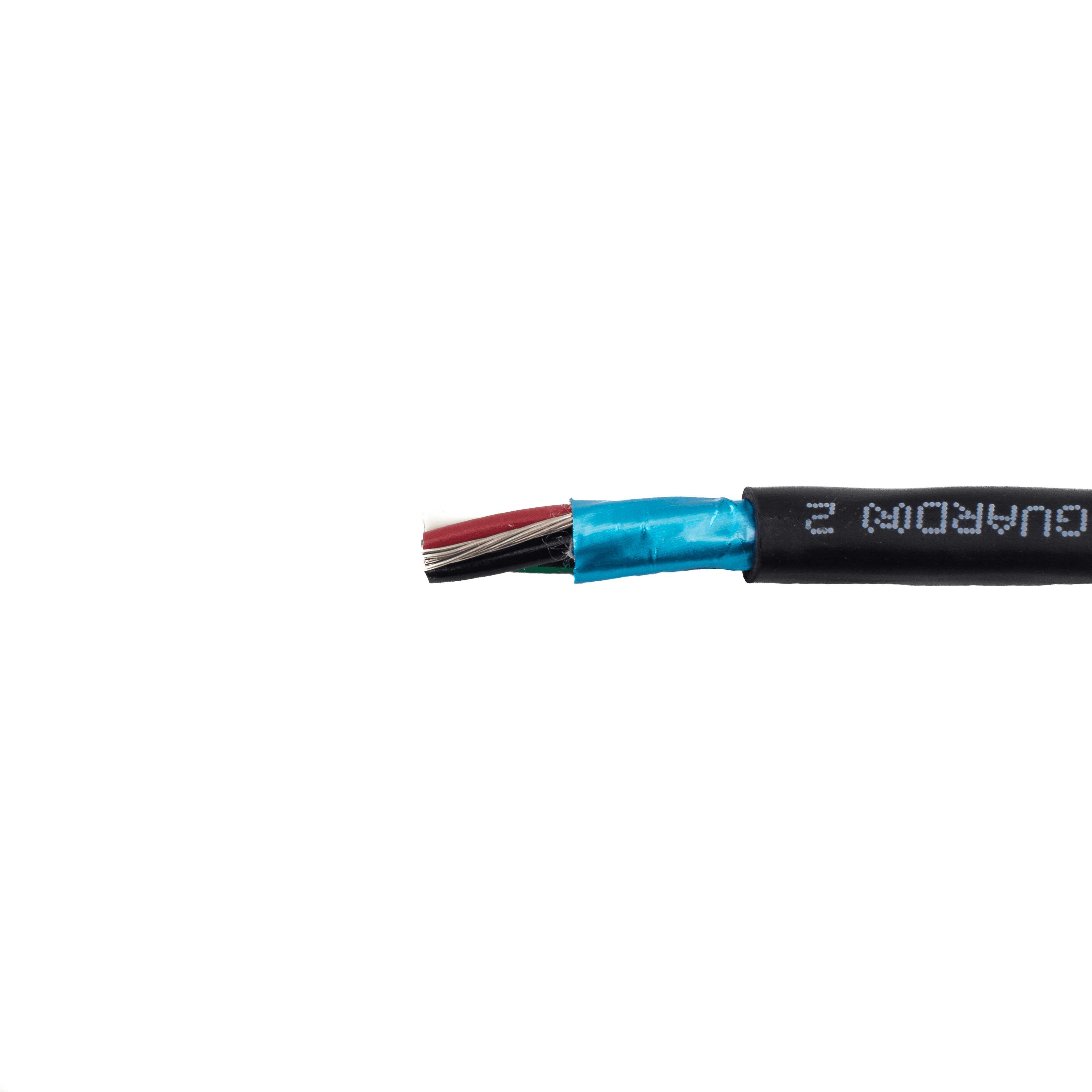 Alpha Wire 25196 BK199, Xtra Guard 2 22 AWG 6C Foil 300 Volts PUR Cable