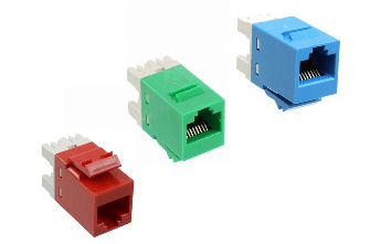 CommScope 760257199 USL10G-YEL, Cat 6A UTP RJ45 Jack Yellow
