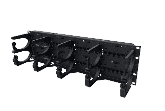 CommScope 760205278 PM-PS-48, 48 Port Cat5e Patch Panel Black