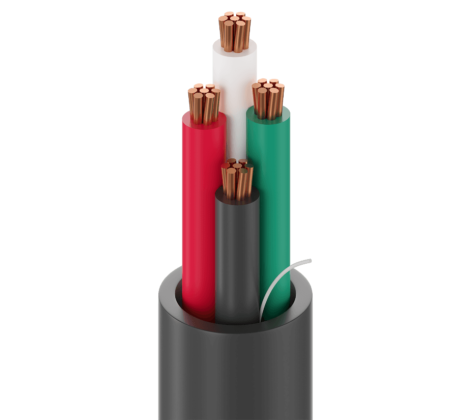 Belden 6302UE 877U, FLRST 4C 18 AWG Multi Conductor Natural