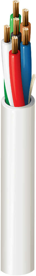 Belden 6304UE 877, Multi Conductor 6C 18 AWG FLRST Natural
