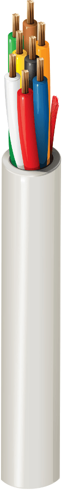 Belden 6306UE 877, Multi Conductor 8C 18 AWG FLRST Natural