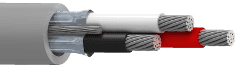Belden 8770 060U, Multi Conductor Cable 3C 18 AWG PE PVC Jacket