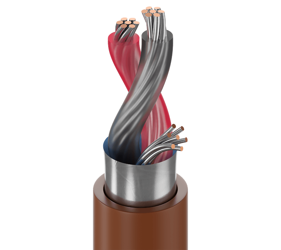 Belden 9451P 009U, 22 AWG 1P Shielded FEP LS PVC Jacket CMP ROHS