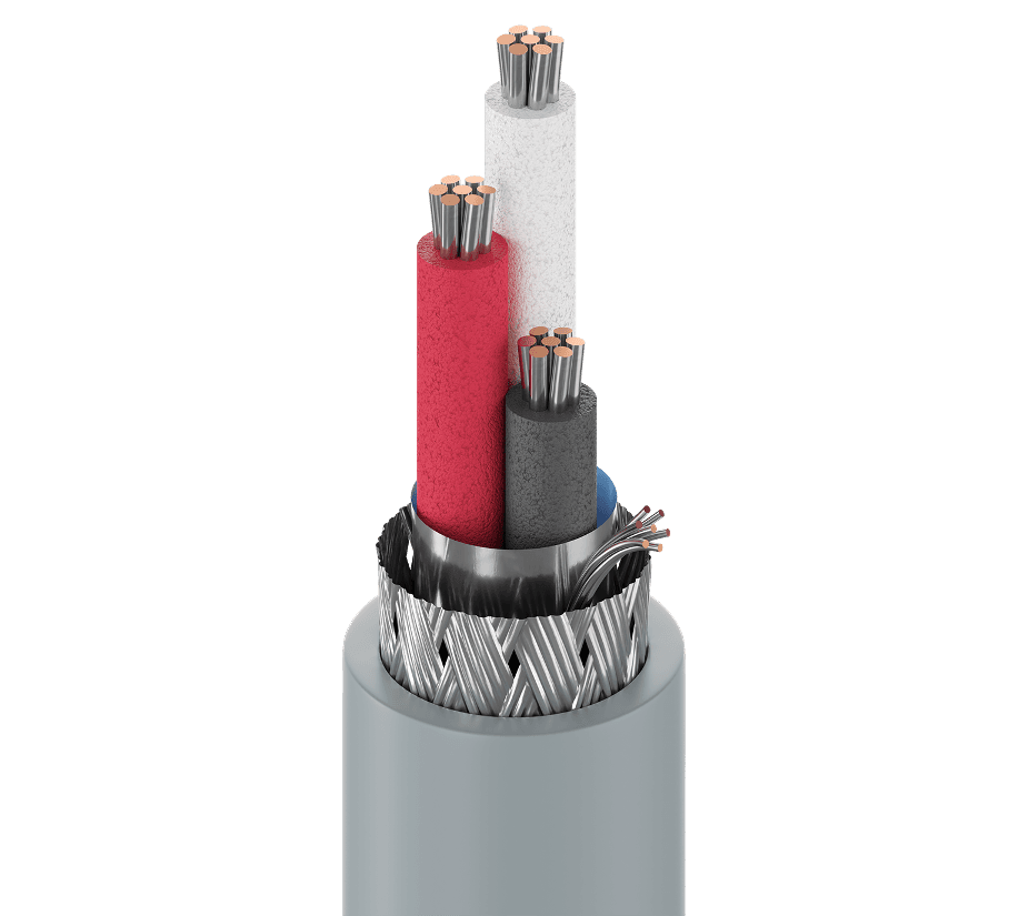 Belden 9925 060, 24 AWG 3C Shielded PVC Jacket Cable