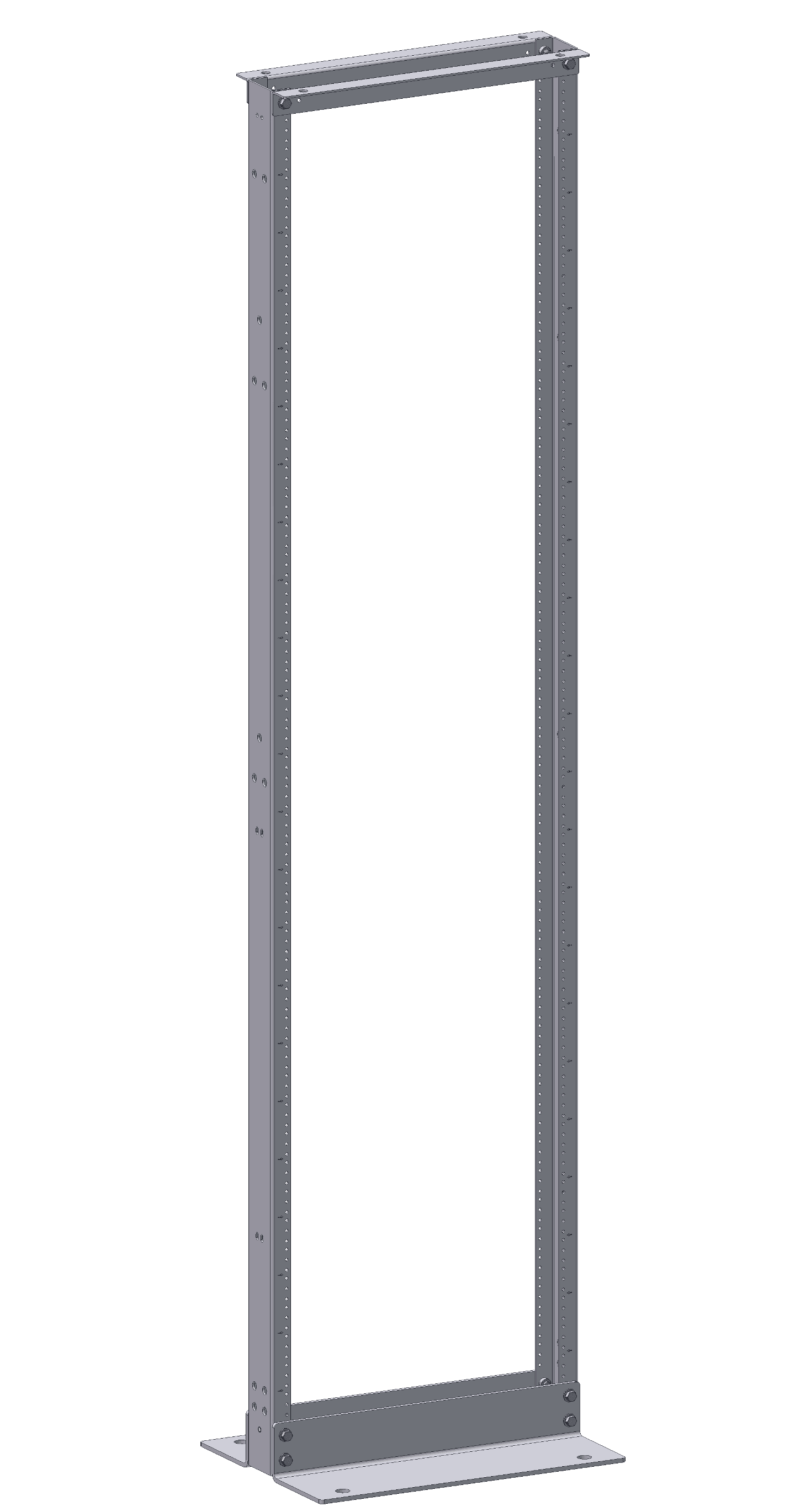Belden XDR8419-3122836, FOUR POST RACK 84X 19 28-36