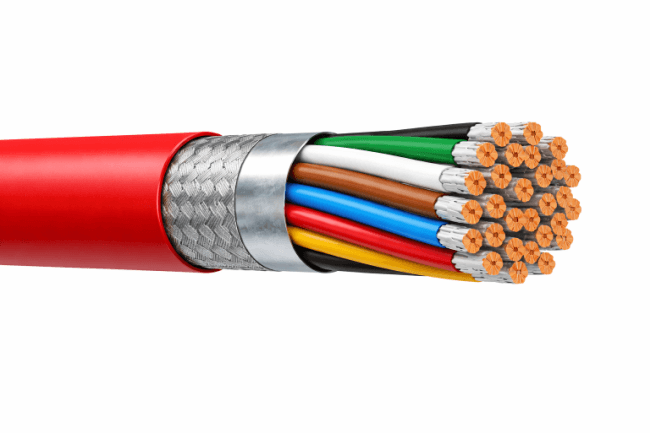 FEP-18 AWG 12-Conductor FEP Plenum Shielded Cable