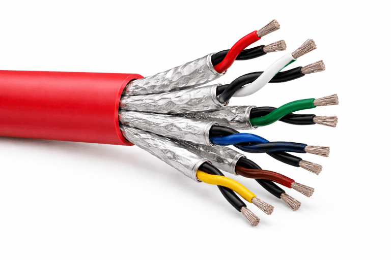 22 AWG 6-Pair Individually Shielded FEP Plenum 200°C Cable