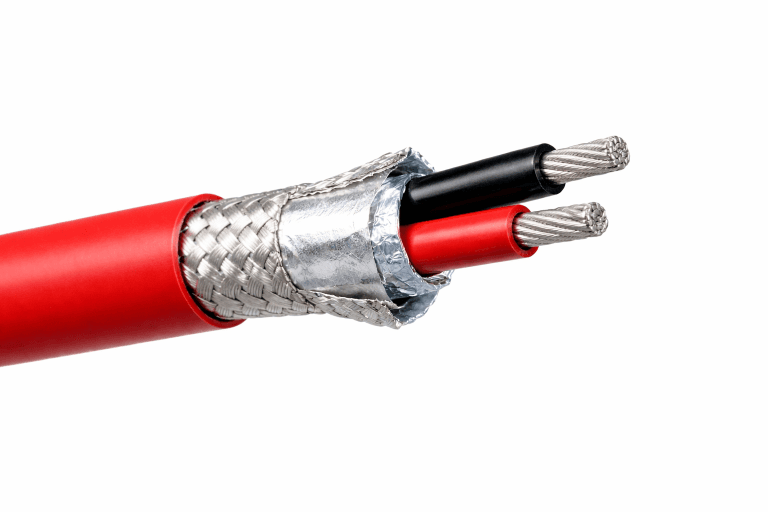 24 AWG 1-Pair FEP Plenum 200°C Shielded Cable