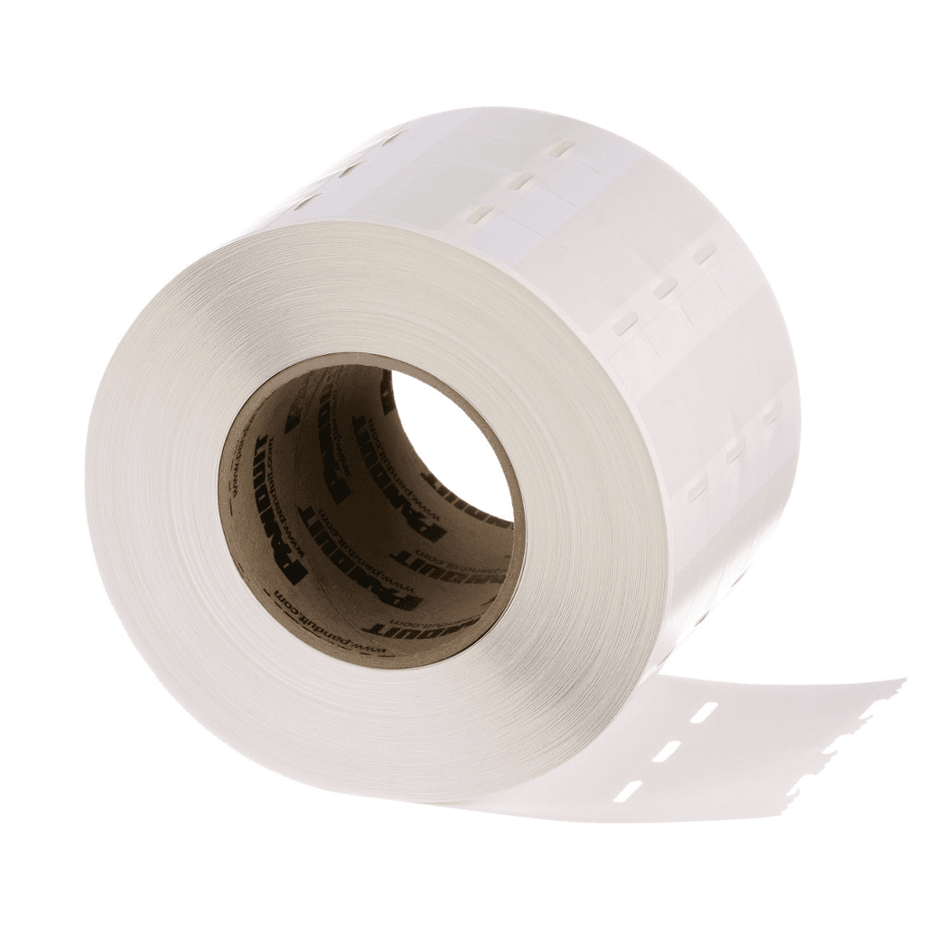 Panduit S200X225VATY, etichetta in vinile bianca autolaminante 1000 etichette TT 2.25x2 in.