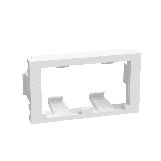 Panduit CHF2IW-X, Inserto modulare piatto bianco sporco ABS misura 1/2, confezione da 10