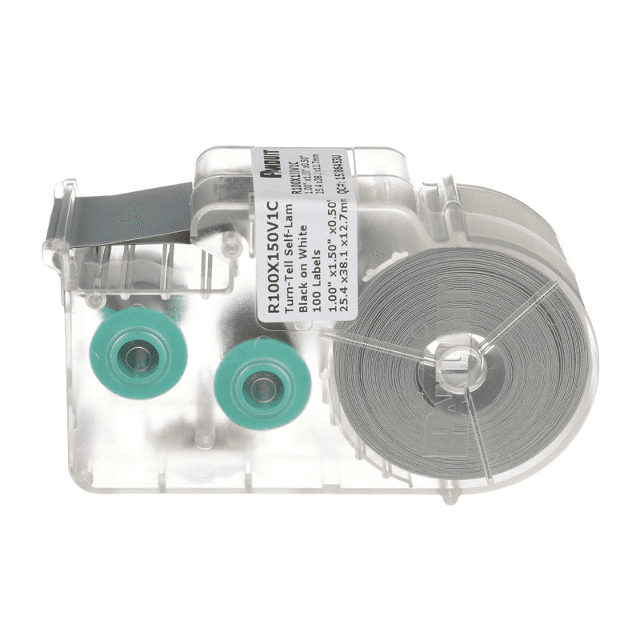 Panduit R100X150V1C, Turn Tell PK1 Vinile Bianco 100 lb. 1 in. 0.5 in.