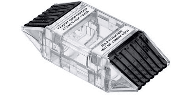 Panduit CLRCVR2-1, Copertura nera in policarbonato e polipropilene 1.66 in di larghezza