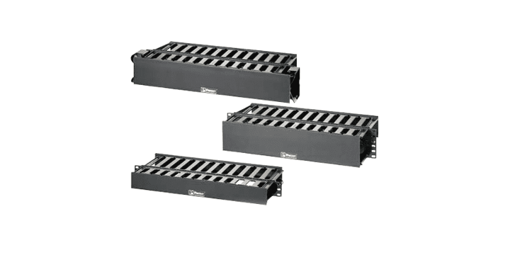 Panduit WMPLSE, doppelseitiger Manager Schwarz ABS 1U Rack