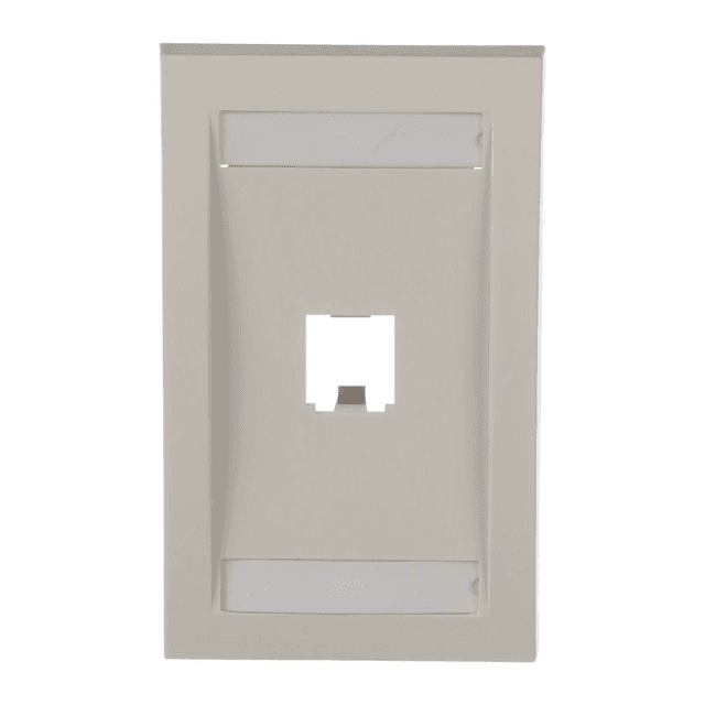 Panduit CFPE1IWY, Placca frontale Mini Com 1 gang 1 porta bianco sporco