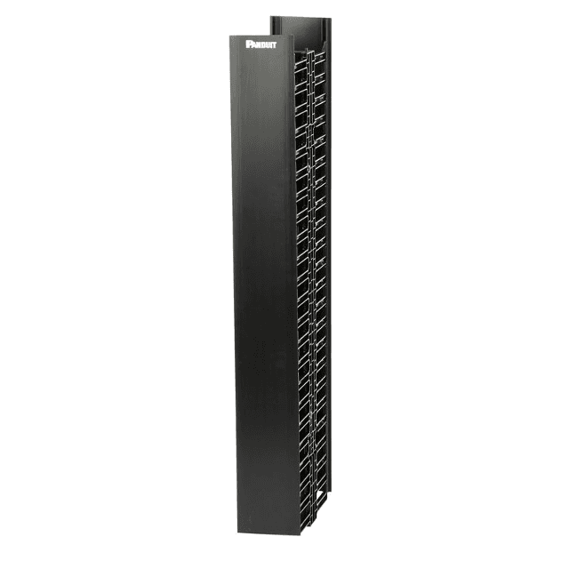 Panduit WMPV22E, doppelseitiger Kabelmanager Schwarz ABS 22U Rack