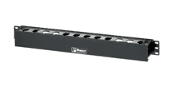 Panduit WMPLFSE, einseitiger horizontaler Kabelmanager Schwarz ABS 1U