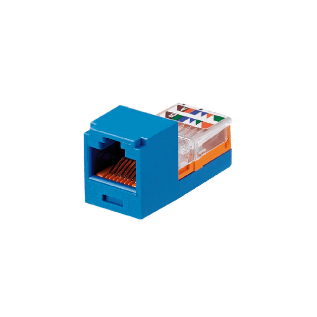 Panduit CJ588EIY, Modulo jack Cat 5E non schermato 1 porta avorio