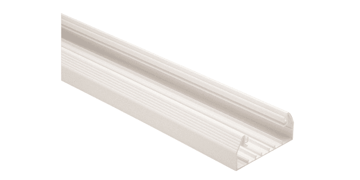 Panduit T70BEI10, Canal de canaleta de superfície PVC para baixa tensão 10 ft. (3m)