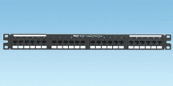 Panduit NK6PPG24Y, Panel de parcheo 24 puertos 1U negro Punchdown