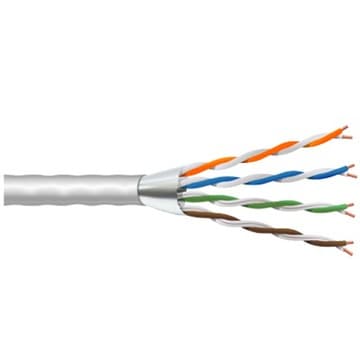 Cat6 Riser 4 Pairs 23 AWG FTP Shielded Direct Burial 1000 Feet