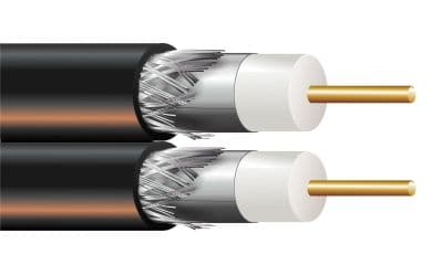 RG6 Dual PVC Cable CATV Video