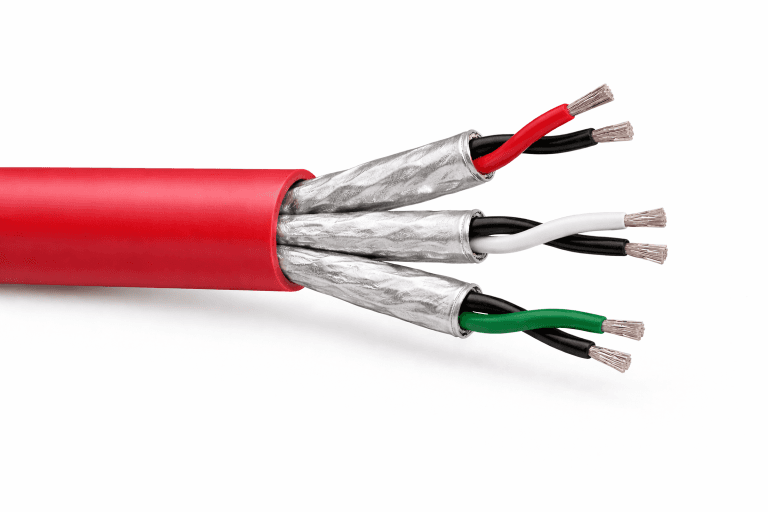 22/3 Pairs Individual Shield FEP/FEP High Temp Cable Red