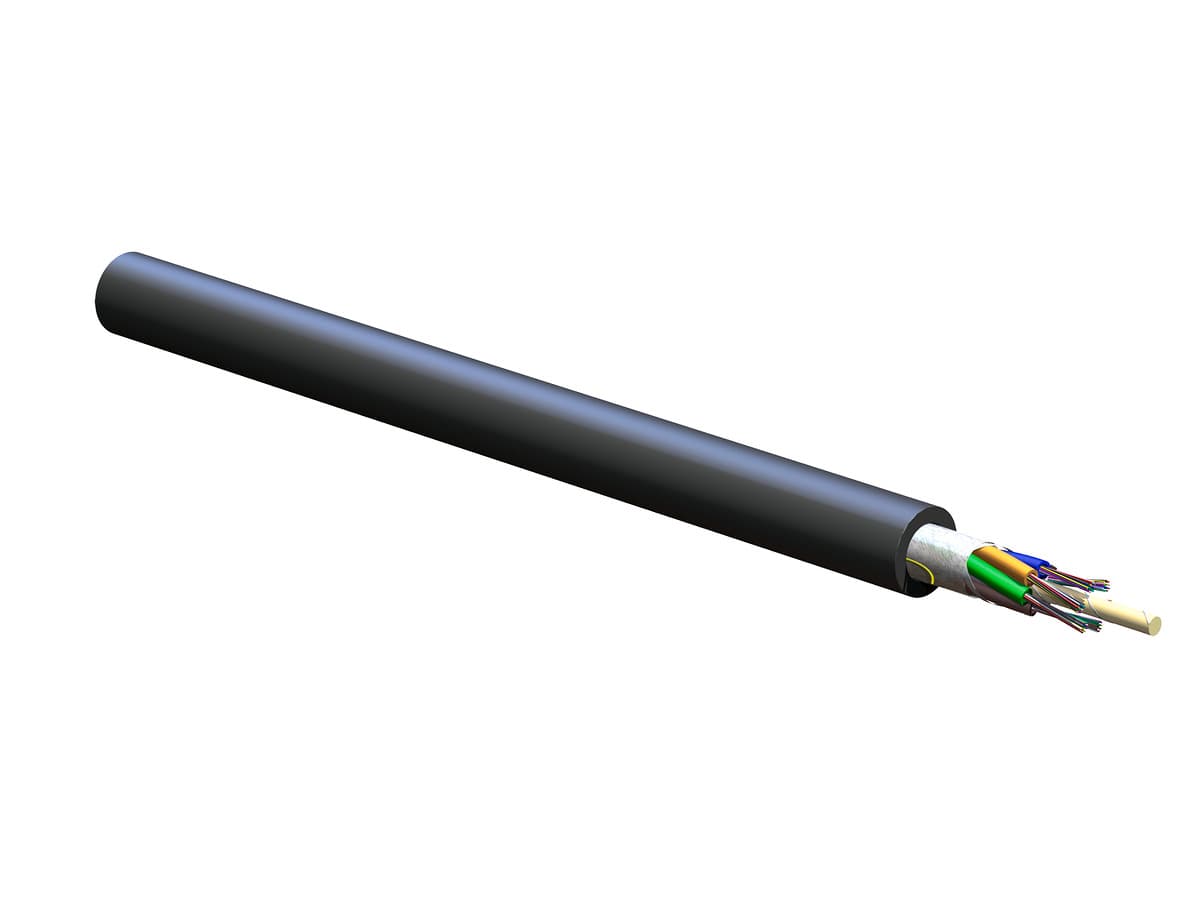Corning 072TUF-T4180D20 —Fiber Cable, Loose Tube, LSZH, Blue, OM3 (Multimode), 72 Fiber