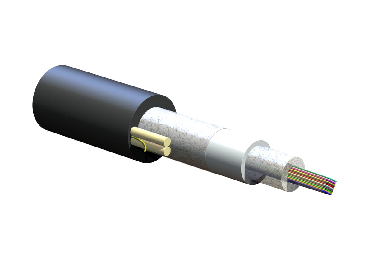 Corning 096EC4-14100D53 – 96-Fiber, Nonarmored, SST-Ribbon Gel-Free Cable, SMF-28e+ Max 0.35/0.35/0.25 dB/km