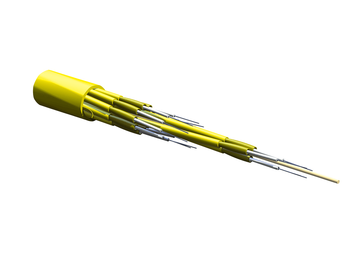 Corning 012E68-31331-29, Plenum 12 F Single-mode Fan-Out Tight-Buffered Cable, 2.0 mm Subunits (OS2)