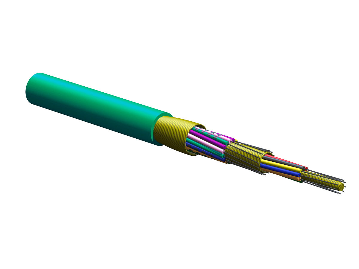 Corning 024T88-33180-29, Plenum 24 F MIC® Tight-Buffered Cable, 50 µm Multimode (OM3)