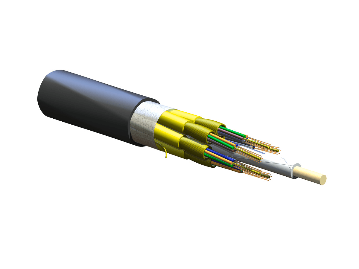Corning 036E8F-61131-29, Single-mode (OS2) FREEDM® Riser 36 F One Unitized Tight-Buffered Cable
