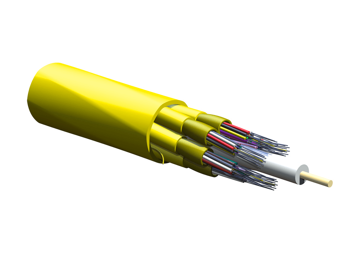 Corning 072E88-T3131-29, Single-mode (OS2) MIC® Unitized Tight-Buffered Cable, Plenum 72 F