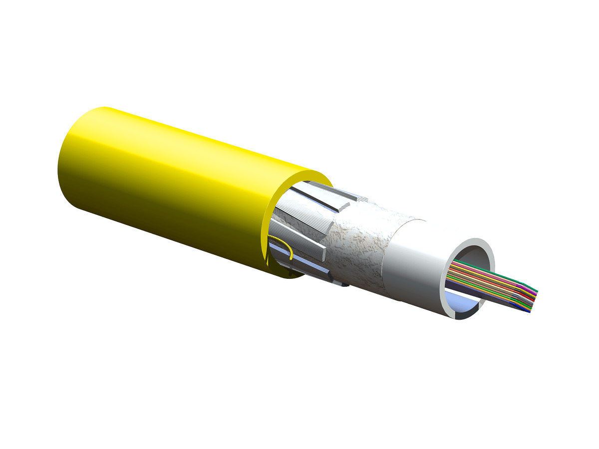 Corning 144EC7-14101-20, Cavo a nastro Riser 144 F monomodale (OS2)