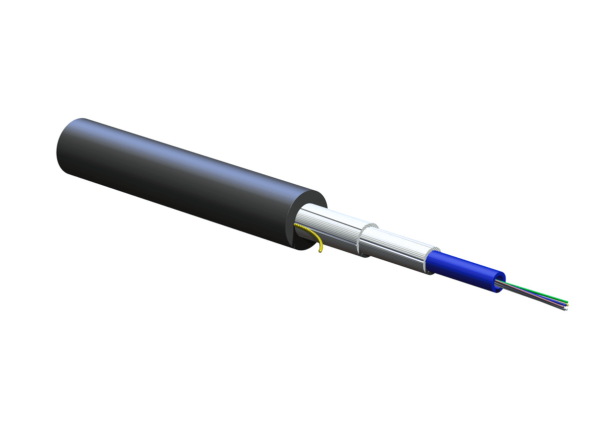 Corning 006ESF-T4101D20, Loose Tube Gel-Free Cable, Single-mode (OS2), Riser 6 F, FREEDM® LST™