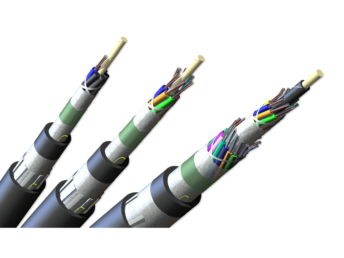 Corning 006EUL-T4601D2N, 6 F Industrial LSZH™ Double-Jacket Cable, Tray-Rated, Loose Tube, Gel-Free, Single-mode (OS2)