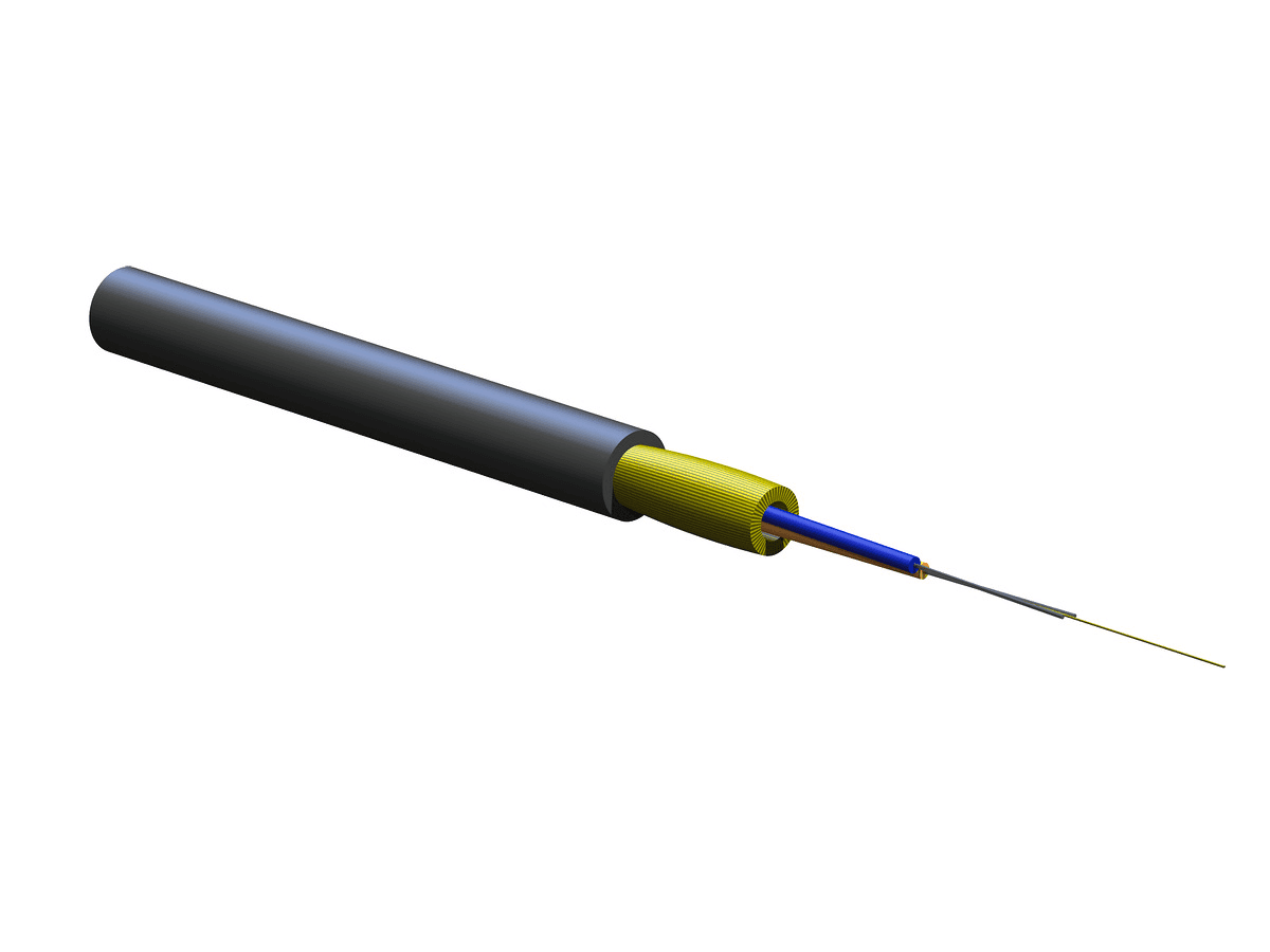 Corning 002T8P-31180-29, Plenum 2 F FREEDM® Ein dicht gepuffertes Kabel, 50 μm Multimode (OM3)