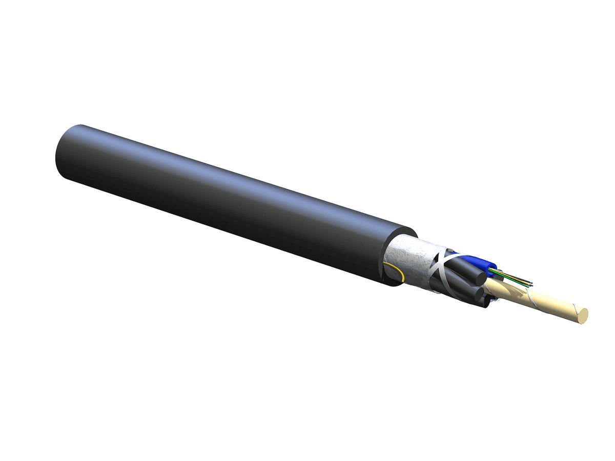 Corning 006KU4-T4130D20, 6 F ALTOS® Loose Tube Gel-Free Cable, 62.5 µm multimode (OM1)