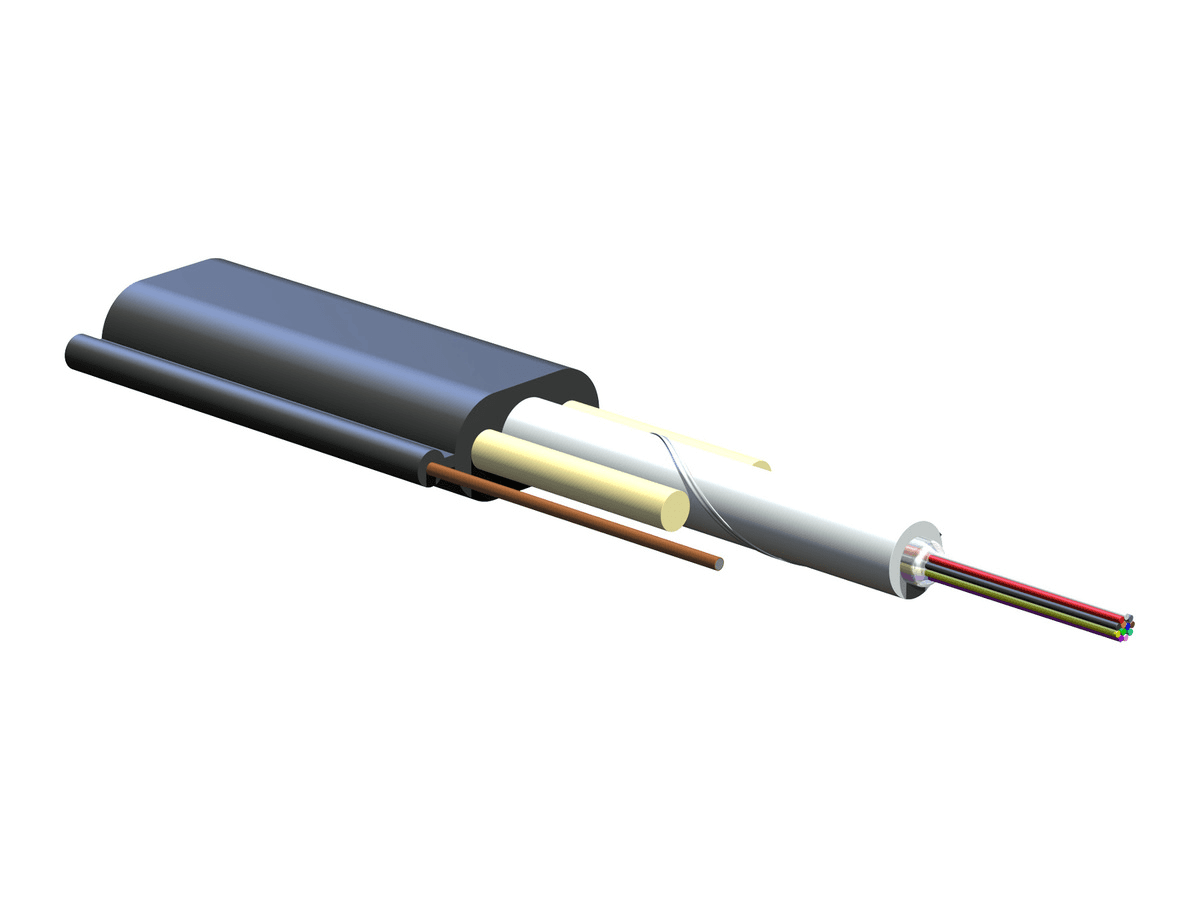Corning 012EB1-14101A20, Single-mode (OS2) 12 F SST-Drop™ Gel-Filled Cable Single-Tube