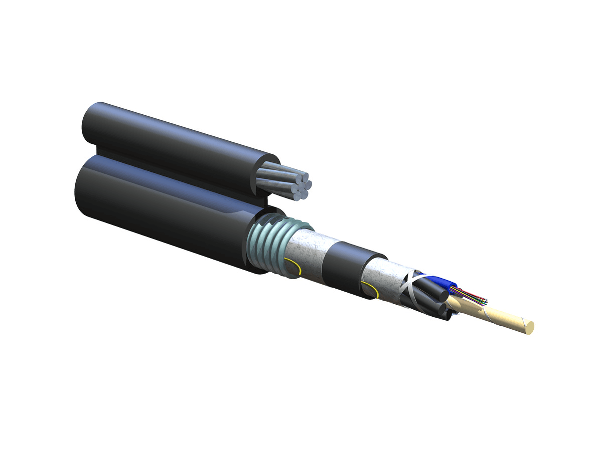 Corning 012EUB-T4101D20, ALTOS® Single-mode (OS2) 12 F Figure-8 Loose Tube, Gel-Free Cable
