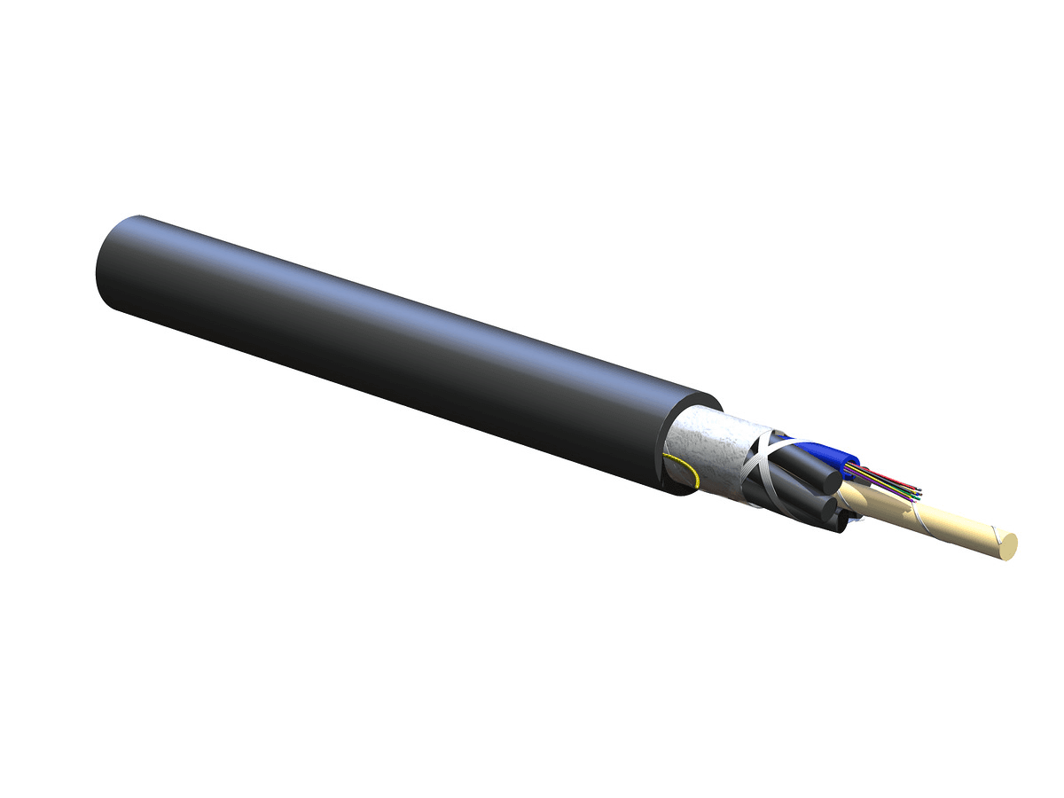 Corning 012KU4-T4130D20, 12 F ALTOS® Loose Tube Gel-Free Cable, 62.5 µm multimode (OM1)