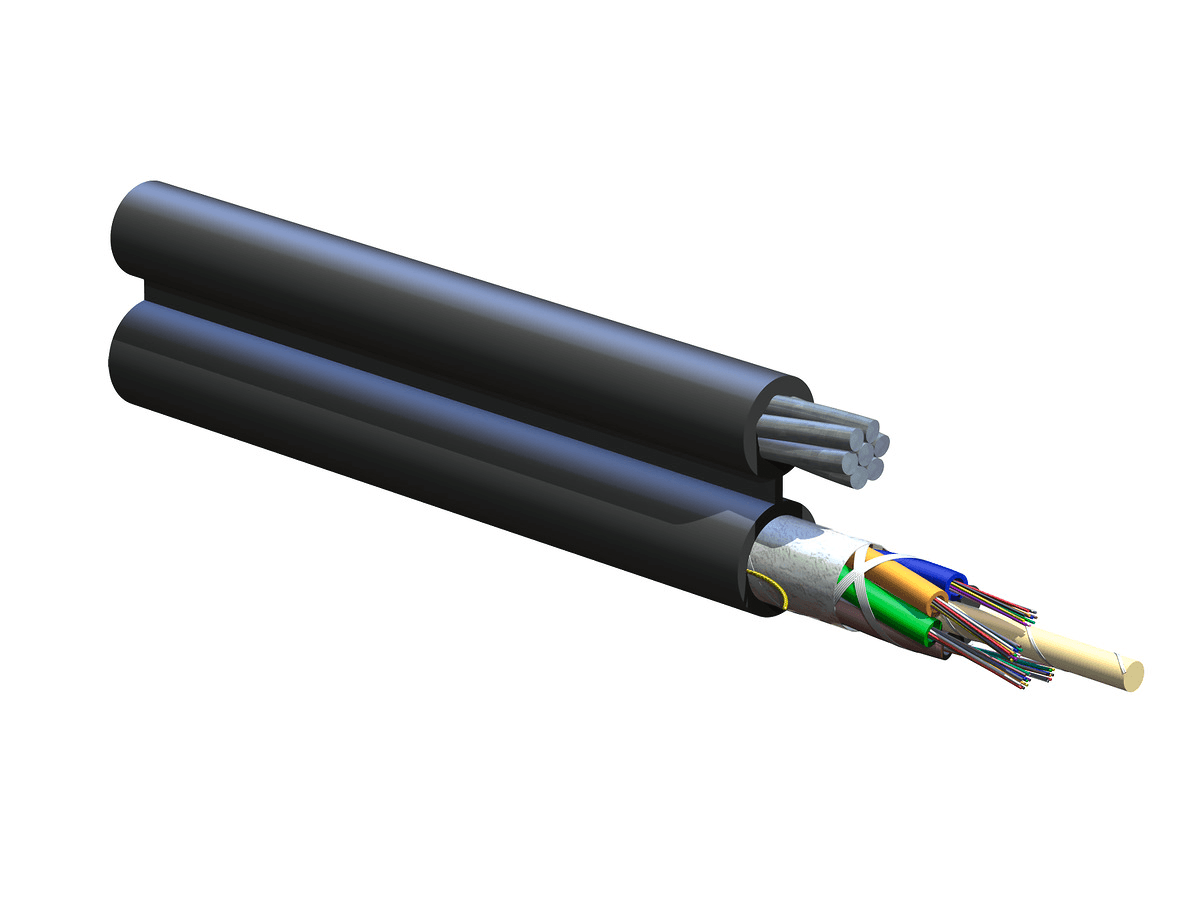 Corning 048EUA-T4101D20, Single-mode (OS2) ALTOS® Loose Tube Gel-Free Cable, 48 F, Figure-8