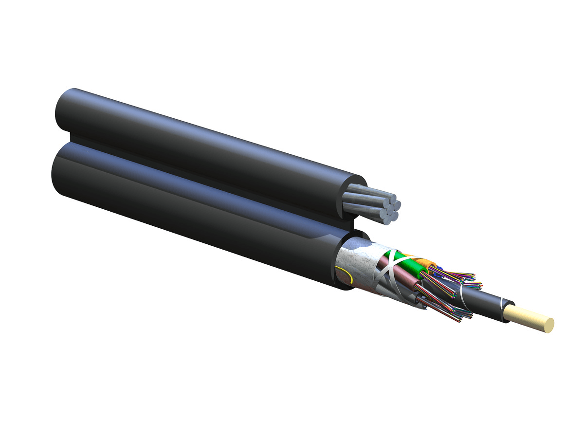 Corning 096EUA-T4101D20, 96 F ALTOS® Single-mode (OS2) Figure-8 Loose Tube Gel-Free Cable