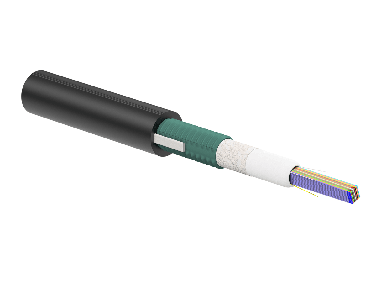 Corning 144ZC5-14700S53, Armored RocketRibbon® Cable-250 144 F, Single-Mode (OS2) with Improved Bend