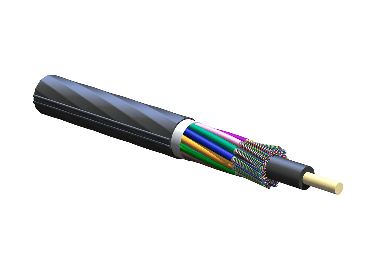 Corning 432ZH4-S4F40A20, MiniXtend® HD-Kabel mit FastAccess-Technologie® Binderless* 432 F (36F/Röhre), SMF-28® Ultra-Faser, Singlemode (G.652.D/G.657.A1)