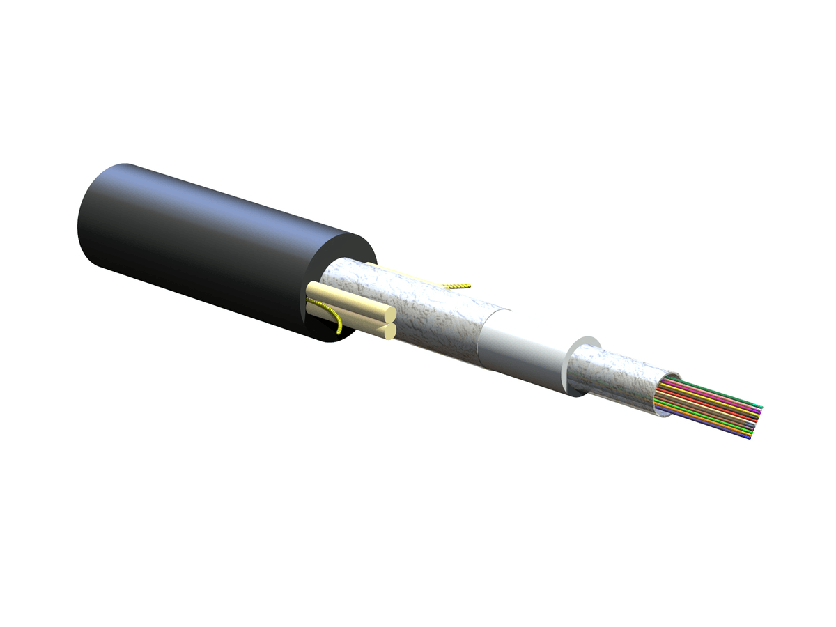 Corning 012EC4-14100D53, Single-Mode (OS2) 12 F Gel-Free Cable SST-Ribbon Single-Tube
